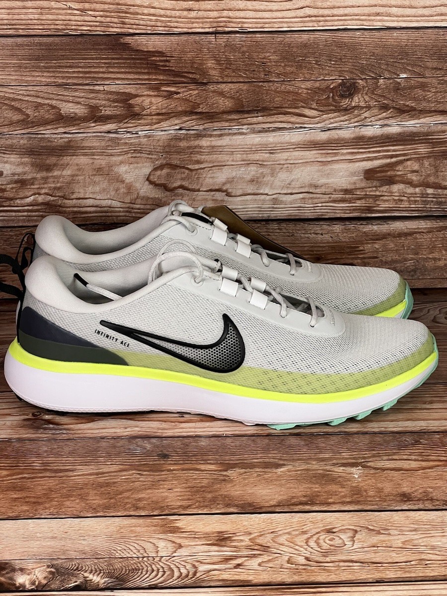 Nike Golf Shoes Infinity Ace Gray Green Dx0024-001 New Men's Sizes