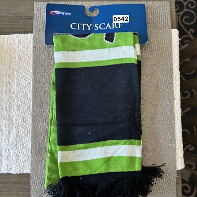 New Seattle  City Scarf Knit Winter Reversible Double Sided by Eclipse 60 x7 