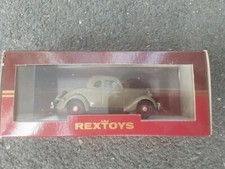 FORD COUPÉ 1935 5 WINDOWS 2 DOORS REXTOYS 1/43 NEUF EN BOITE marron clair