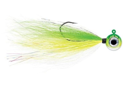 VMC Moon Tail Jig 3/8 Green Fire UV