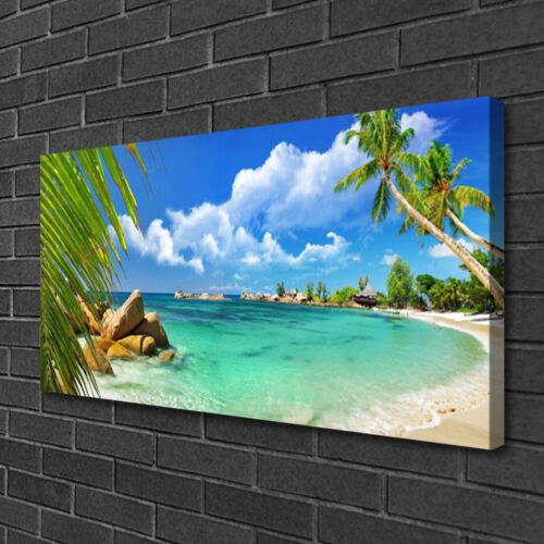 Tulup Canvas print Wall art on 100x50 Image Picture Sea Landscape - Picture 1 of 6