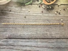 Bracelet Plaqué OR  Maille Américaine Pour Femme