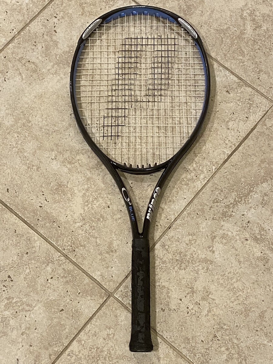 Prince O3 Blue Oversized Tennis Racquet Size 1 (4 1/8”) 110 Sq In