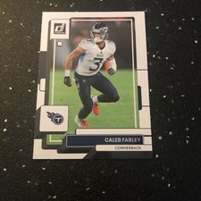 Caleb Farley 2022 Panini Donruss Football #67 NFL Tennessee Titans CB