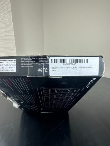 MACALLY Compact USB Wired Keyboard - Picture 7 of 10