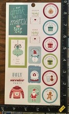 CHRISTMAS LABELS, THE HAPPY PLANNER, ONE SHEET BEAUTIFUL STICKERS PEACE09
