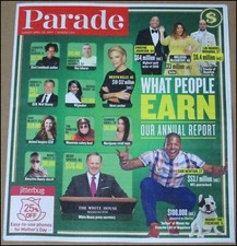4/23/2017 Parade Newspaper Magazine Cam Newton Dwayne Johnson Megyn Kelly Spicer