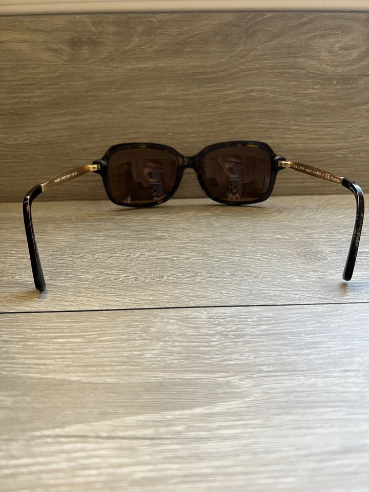 Óculos de tartaruga cinza quadrado Ralph Lauren RA5202 1452T5 55-17-135 apenas armação - Imagem 3 de 4