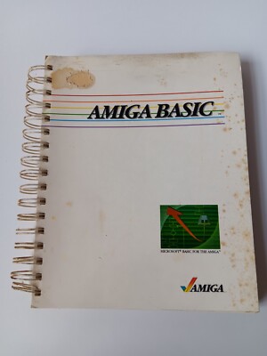 Commodore Amiga Basic Users Reference Guide Book Has Damage