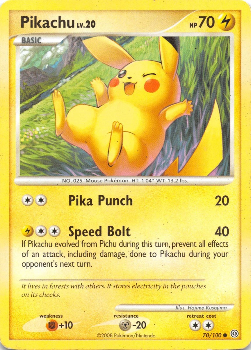 Pikachu 70/100 Stormfront for sale | eBay