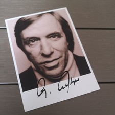 Günter Netzer Oryginalny autograf podpisany autograf Sport Piłka nożna