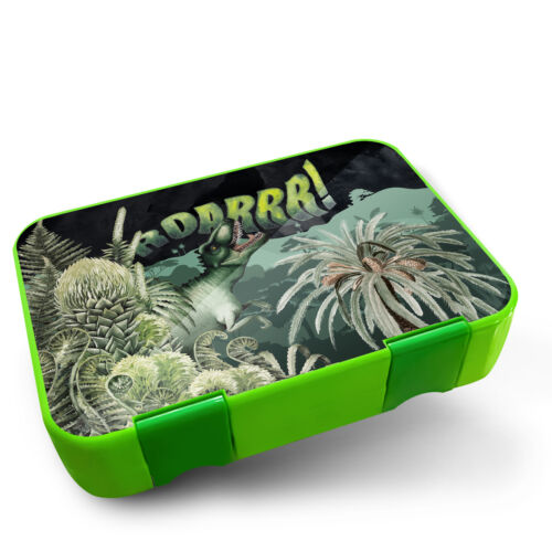 Lunchbox lámina Dino apta para Schmatzfatz Junior protección niños accesorios Y047 - Imagen 1 de 5