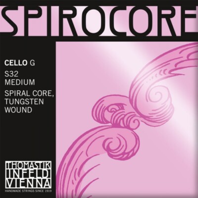 THOMASTIK Spirocore S32 4/4 Violoncello G Saite, Wolfram umsponnen Cello String