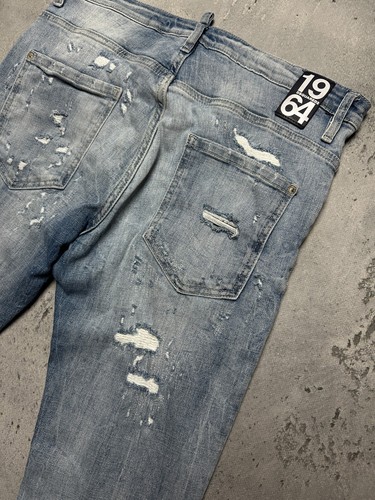 Dsquared2 1964 Distressed Skater Jeans Luxus Hose y2k 00s - Bild 9 von 18