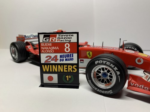 Pitboard 1:43 & 1:18 / Alonso, Buemi, Nakajima (Toyota) / 24 Hours Le Mans - Picture 8 of 10