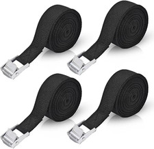 4x Heavy Duty Tie Down Straps 3m Quick Release Lashing Belts for Cargo Van