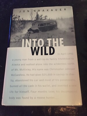 INTO THE WILD by Jon Krakauer (Hardcover, 1996) FIRST EDITION Made Into Movie