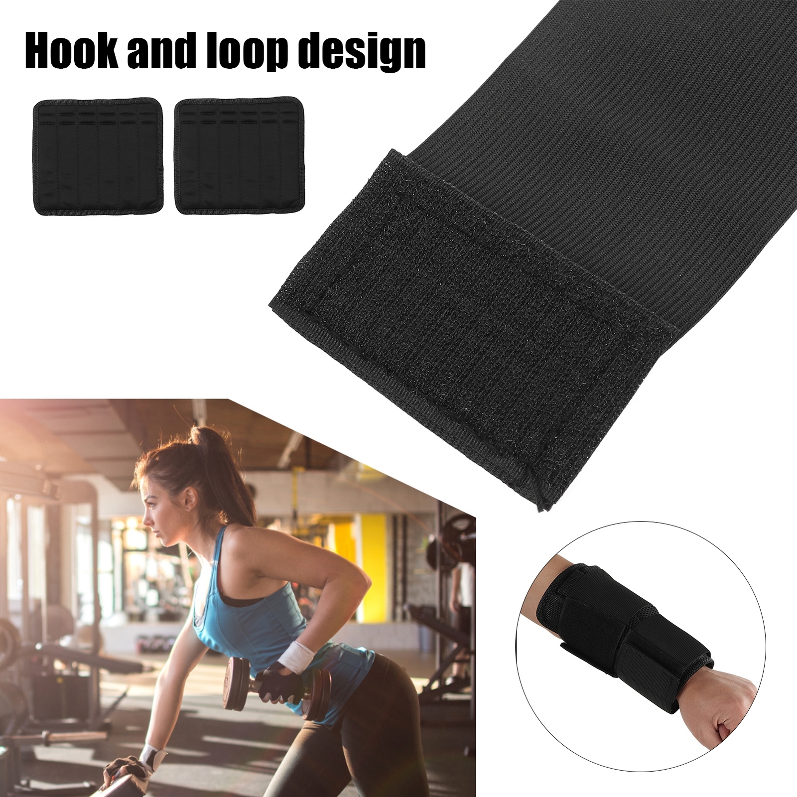 Weighted Arm Bands Adjustable Mercerized Cotton Breathable Durable