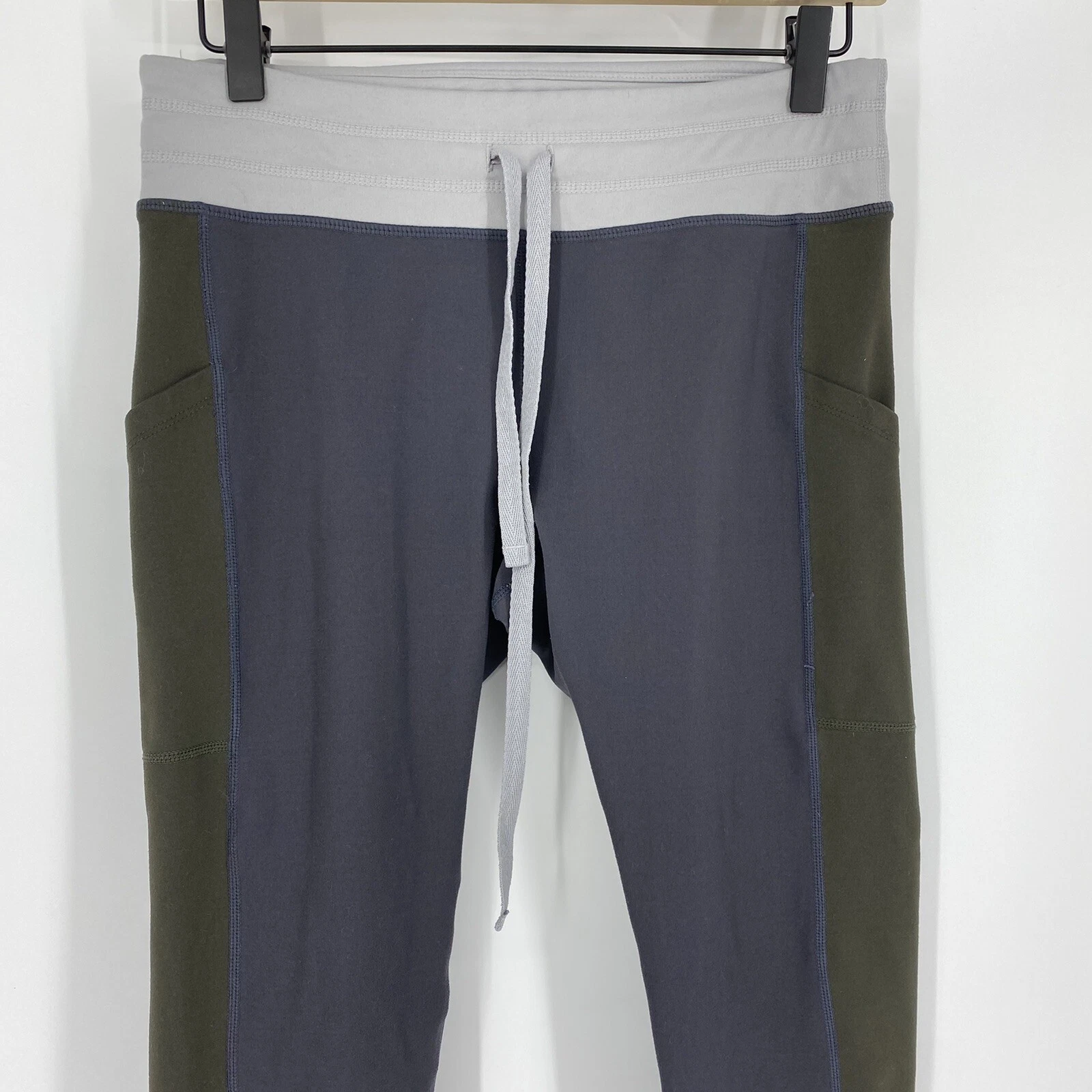 fabletics powerhold color block drawstring leggings