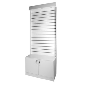 Wand Stand ganz neu mit ein Unterschrank und 3 LED Bx100cm, Tx40cm