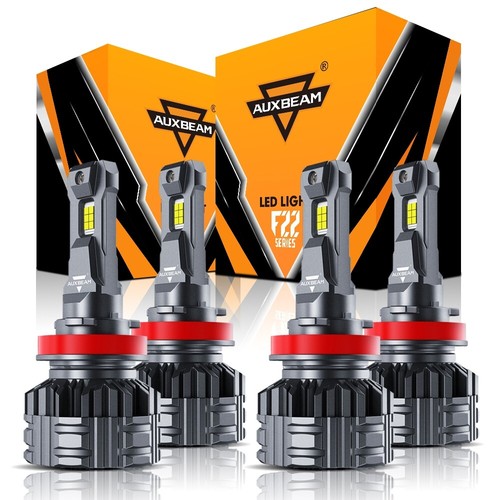 For Toyota Tacoma 1997-2023 AUXBEAM LED Headlight High Low Beam Fog Bulbs White - Picture 16 of 19