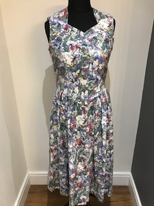 vintage floral tea dress