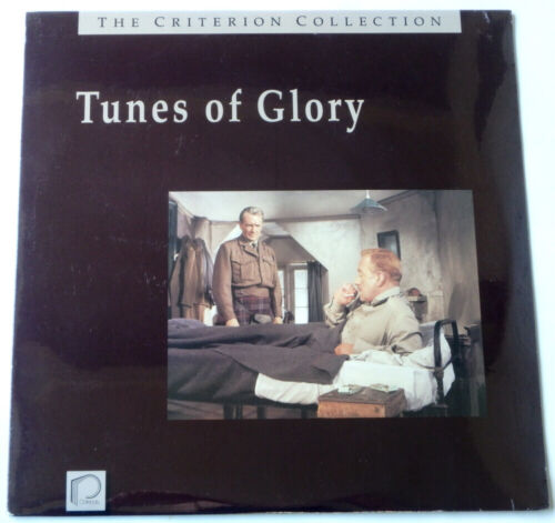 Criterion Collection ALEC GUINNESS "Tunes of Glory" New Sealed Laserdisc Movie - Afbeelding 1 van 2