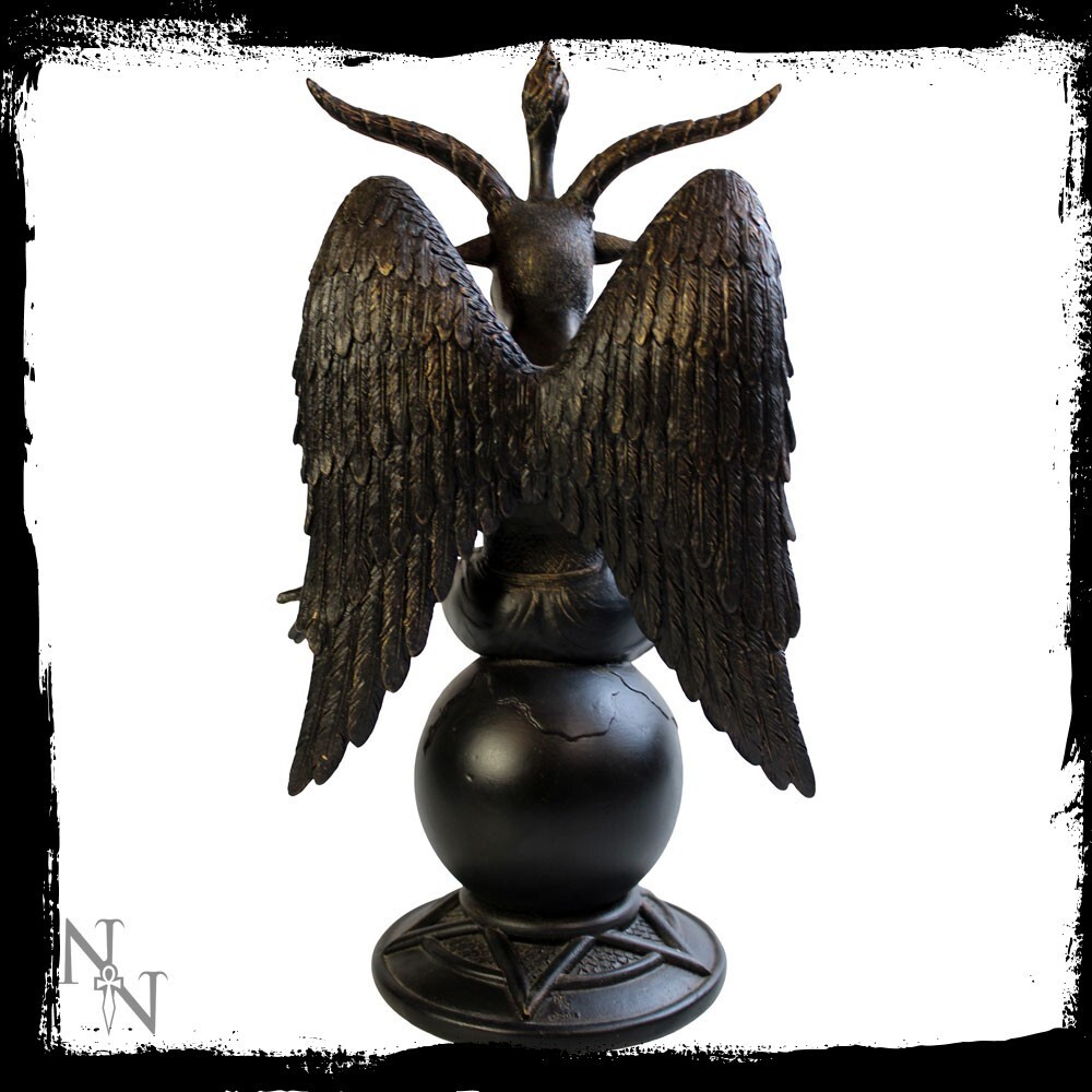 Nemesis Now Baphomet Antiquity Horned Occult Pentagram Figurine Goth