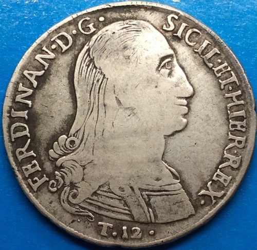 12 Tari 1798 Taler Italy Palermo Sicily Ferdinando III di Bourbone 1759-1816 - Bild 3 von 12