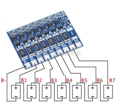 7S Li-ion Board 18650 BMS Balance PCB Battery Protection 4.2V 29.4V NEW