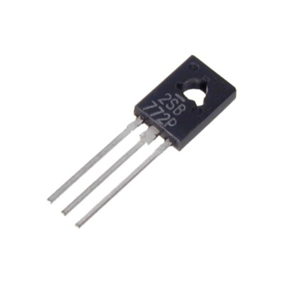 2SB772P Japan-Transistor pnp 30V 3,0A 1,0W TO126 Hitachi Renesas B772 B772P