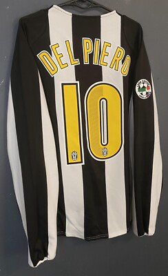 DEL PIERO MEN'S NIKE FC JUVENTUS 2004/2005 SOCCER FOOTBALL