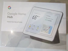 Google Home Hub with Google Assistant (GA00515-US) Charcoal | Brand New