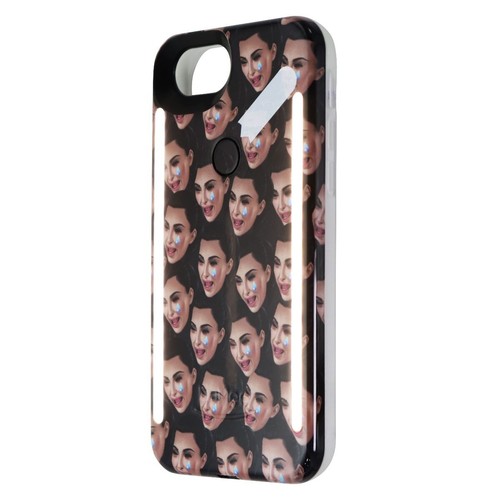 LuMee Duo Selfie LED Case for iPhone SE 2nd Gen & iPhone 8/7 - Kimoji Cry Face - Zdjęcie 4 z 6
