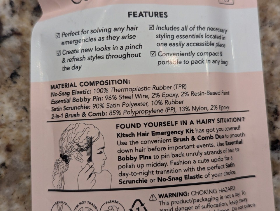 Kitsch Pro Hair Emergency Kit 32 pieces eBay