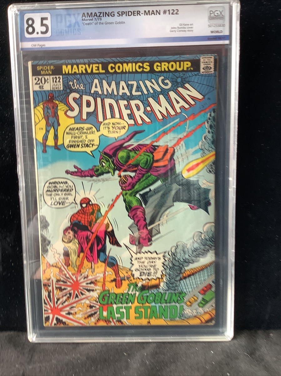 amazing spiderman #122 Graded 8.5 Death Of Green Goblin | eBay