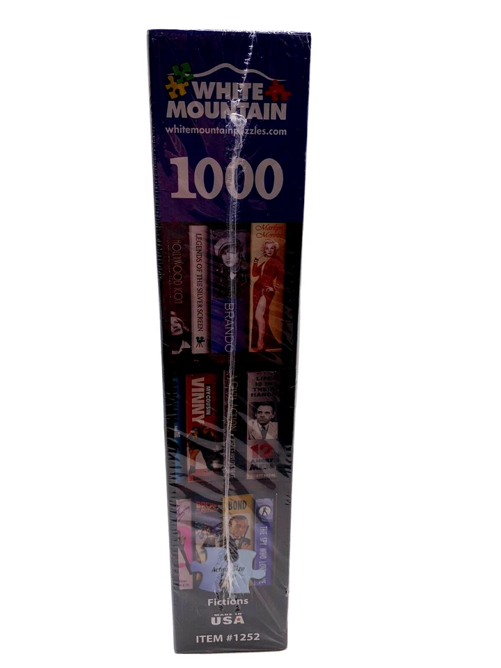 Puzzle White Mountain Fictions Hollywood Cinema 1000 piezas 2018 de J Scott Nicol Foto 4 de 4