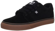 DC Men's Anvil Action Sports Shoe,Black/Gum,10 M US 10, Black/Gum