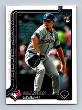 #359 2025 Topps BASE [ Brandon Eisert RC Blue Jays