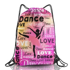 Dance Drawstring Bag Gifts for Dancers Dancer Drawstring Backpack Dance Team ...