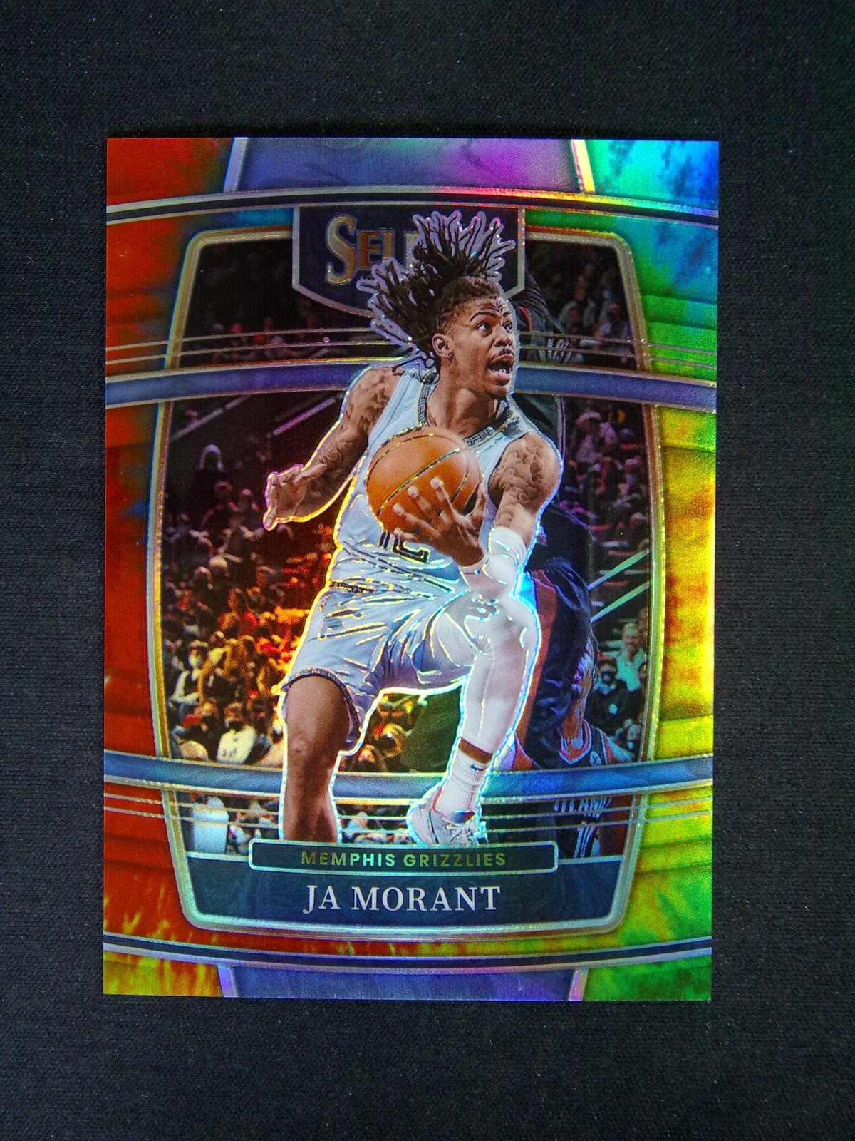 2021-22 Panini Select Ja Morant #75 Concourse Tie-Dye /25