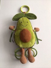 Jellycat Retired Amuseable Avocado Fruit Plush Activity Toy Excellent Rare LOOK 