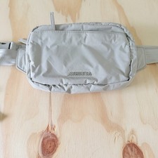 Athleta Crossbody Waist Bag Fanny Pack Bum Bag Oyster Grey Color 9x5x2 Pre-owned
