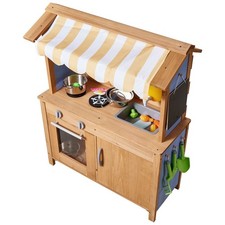 Mud Kitchen, Outdoor Mud Kitchen for Kids, Wood Outdoor Play Kitchens with