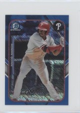 2015 Bowman The Farm's Finest Chrome Mini Shimmer Refractor Blue Roman Quinn g6p