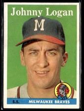 1958 Topps Johnny Logan EX Set Break #110