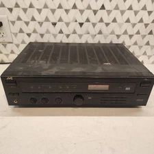 JVC RX-206BK AM/FM Stereo Digital Receiver Synthesizer No Remote. Tested