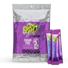 Zero Qwik Stik, Grape, Sugar , Low Calorie, Low Sodium Electrolyte Hydration ...