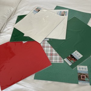 Mixed Multicolor Lot of 9 Permanent Vinyl Sheets Horizon Craft Scrapbook