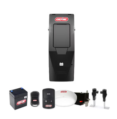 Genie Wall Mount Direct drive Garage Door Opener and Battery Back-Up LED Light